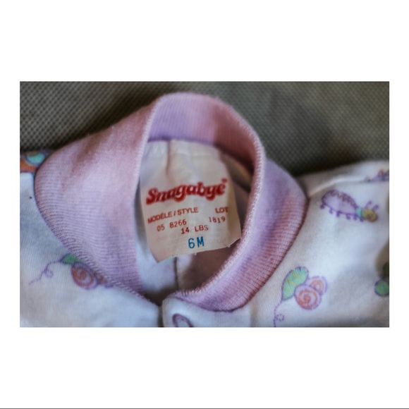 3 for $25 | Vintage Snugabye footed sleeper - Picture 3 of 3